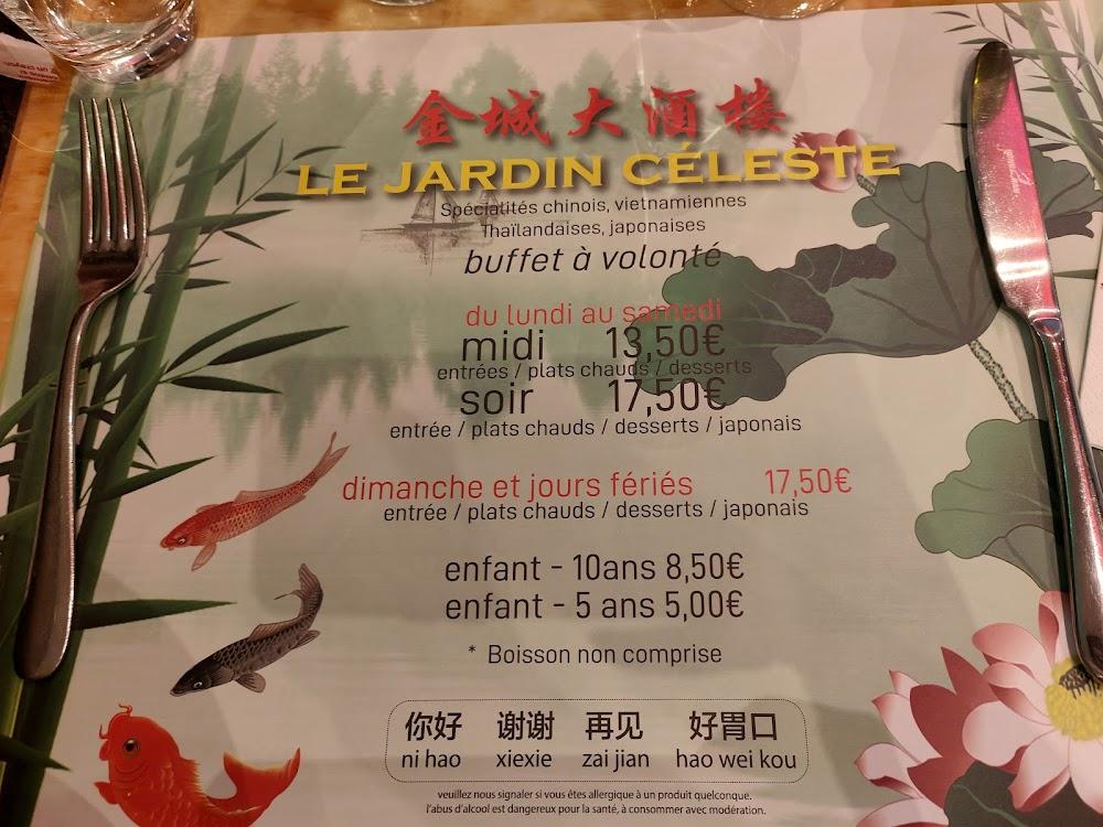 Le jardin celeste (buffet à volonté) - Menu Image 1